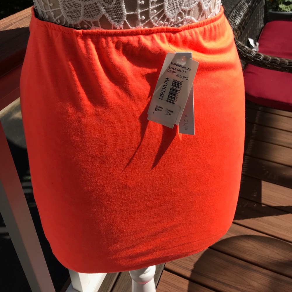 Aqua Orange maxi skirt